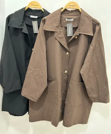 Chaqueta bolsillos Lua - Ropa tallas grandes mujer moderna