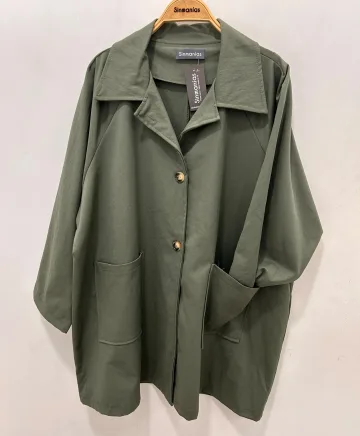 Chaqueta bolsillos Lua - Ropa tallas grandes mujer moderna